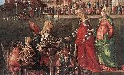 Vittore Carpaccio Meeting of the Betrothed Couple (detail) oil on canvas